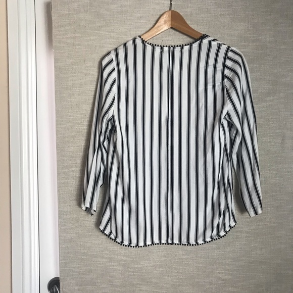 House of Harlow 1960 Striped  West Bed Jacket XS - Picture 5 of 6